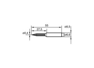 4003008074680 - 0832UDLF Lötspitze Bleistiftform verlängert Spitzen-Größe 04 mm Inhalt 1 St