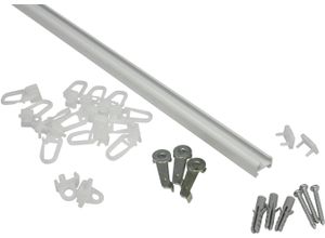 4003018044628 - Gardinenschiene »Aluminiumschiene« 1 läufig-läufig kürzbar 1-läufig
