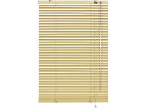 4003018069577 - Jalousie Aluminium-Jalousie 25 mm Jalousien Gr 175cm einseitig verschiebbar 60cm beige Jalousiebänder farblich passend