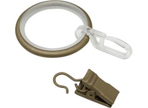 4003018333685 - Gardinenring Kira mit Gleiteinlage braun (cappuccino) B19cm Ø19cm Metall Gardinenbefestigungen Serie Gardinenstange Kira 4003018333685 - Gardinenring Kira mit Gleiteinlage braun (cappuccino) B19cm Ø19cm Metall Gardinenbefestigungen Serie Gardinenstange Kira