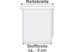 4003018357094 - Seitenzugrollo EASYFIX Rollo Uni GARDINIA Lichtschutz ohne Bohren freihängend Klemmfix in sanften Pastelltönen grau