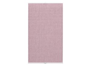 4003018357360 - Plissee WOHNIDEE-KOLLEKTION mit 2 Bedienschienen Gr 3 rosa B50cm H130cm Obermaterial 100% Polyester Plissees in der Breite kürzbar