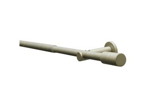 4003018358718 - Gardinenstange Gardinenstangen Set Ø 16 19 mm Gardinenstangen Gr L 190 cm - 340 cm Ø 19 mm 1 St 1 läufig beige (champagner) Gardinenstangen Wandmontage 1-Lauf