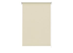 4003018370413 - Seitenzugrollo Seitenzug-Rollo Verdunklung beige (creme) B80cm H180cm Polyester Rollos lichtundurchlässig