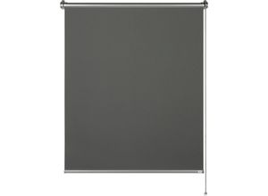 4003018378037 - Seitenzugrollo Thermorollo Martha grau (dunkelgrau) B90cm H150cm Polyester SCHÖNER WOHNEN-KOLLEKTION Rollos Schöner Wohnen Rollo geklebt