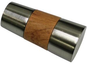 4003018380139 - Gardinenstangen-Endstück Konus braun (edelstahl optik holz optik) Ø19cm Gardinenstangenendstücke Serie Gardinenstangen Set Sol 4003018380139 - Gardinenstangen-Endstück Konus braun (edelstahl optik holz optik) Ø19cm Gardinenstangenendstücke Serie Gardinenstangen Set Sol
