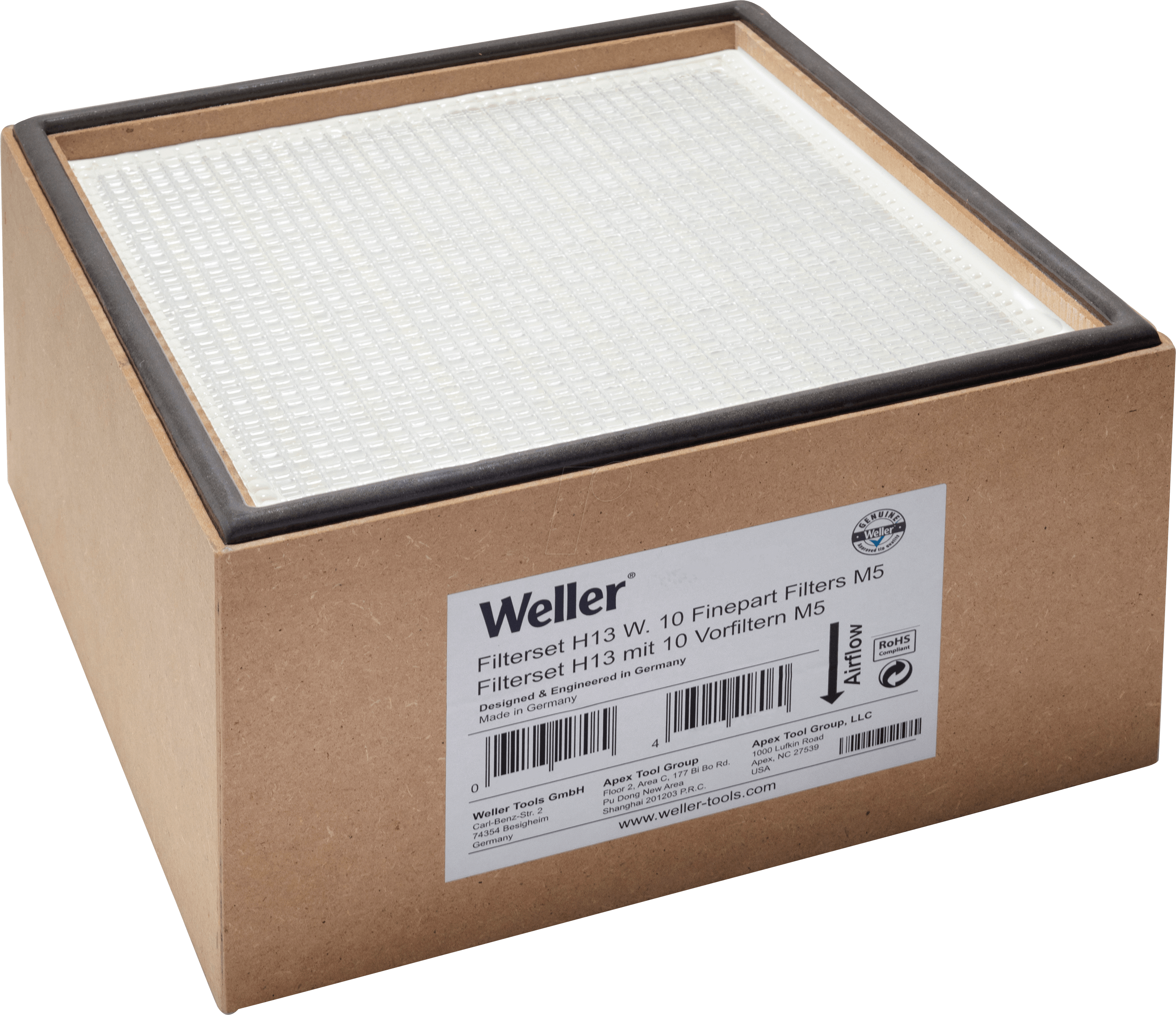 4003019439256 - WEL T0058762858 - Kompaktfilter mit 10 Vorfiltern F7 für Zero Smog TL