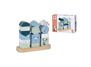 4003046009972 - Eichhorn Wooden Stacking Puzzle Panda 15 pieces