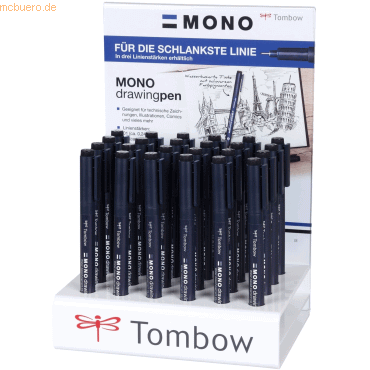 4003198110403 - Fineliner Mono drawing pen 01 03 05 schwarz VE=24 Stück