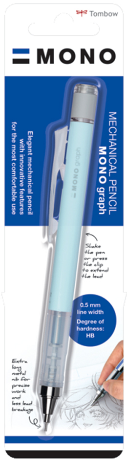 4003198805552 - Tombow Druckbleistift MONO graph Pastell eisblau