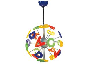 4003222689684 - Näve Leuchten Kinderpendelleuchte Kizi d40cm Buchstaben (Farbe bunt)