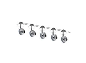 4003222857144 - Näve Leuchten LED Seilsystem Tony (Farbe stahl-blank)