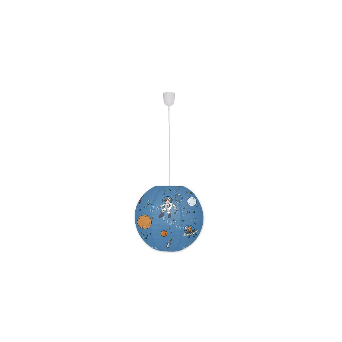 4003222877838 - Papierleuchte Kid Ballon d 40cm Raumfahrt