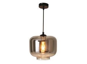 4003222878231 - Pendelleuchte Vaso Glas rauchfarben verspiegelt E2Ø25 cm