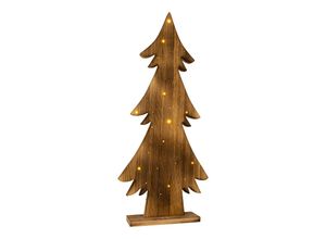 4003222880609 - näve LED Außen-Stehlampe Weihnachtsdeko aussen LED fest integriert Warmweiß LED Weihnachtsbaum h 90cmAussenbereich geeignetTimerfunktion beige