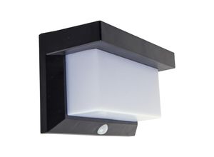 4003222884744 - Näve Leuchten LED Solar Außenwandleuchte mit Bewegungsmelder (Farbe schwarz)