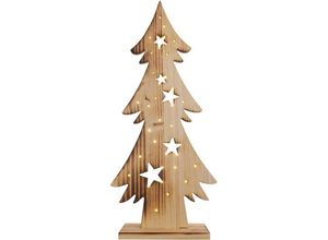 4003222888612 - LED Baum NÄVE Tannenbaum Weihnachtsdeko aus Holz Lampen Gr Höhe 80 cm 1 St beige (natur) Dekoweihnachtsbäume Holz-Stehleuchte Höhe ca 80 cm Batteriebetrieben