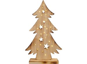 4003222888667 - LED Baum NÄVE Tannenbaum Weihnachtsdeko aus Holz Lampen Gr Höhe 475 cm 1 St beige (natur) Dekoweihnachtsbäume Holz-Stehleuchte Höhe ca 475 cm Batteriebetrieben