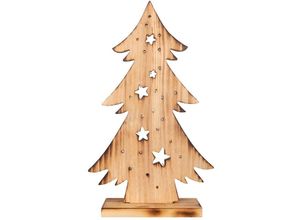 4003222889916 - Nave - Weihnachtsbaum led Deko xmas Holz Kiefer Innen- und Außen IP44 h 475 cm