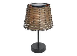 4003222892107 - Näve Leuchten Solar-Tisch-Leuchte Rattan braun RADA (Farbe braun)