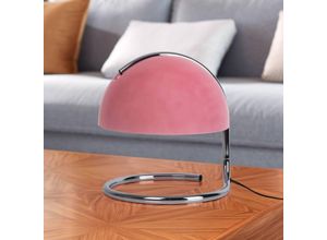 4003222893432 - Tischleuchte Burano rosa Höhe 25 cm Glas Metall E27