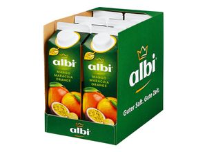 4003240955105 - albi Mango-Maracuja-Orange 1 Liter 6er Pack