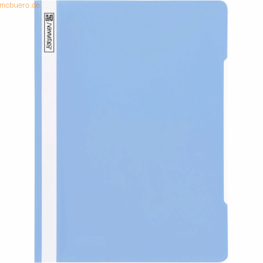 4003273011892 - Schnellhefter 102011032 A4+ hellblau Polyvinylchlorid (PVC) Vorderdeckel transparent 4003273011892 Brunnen