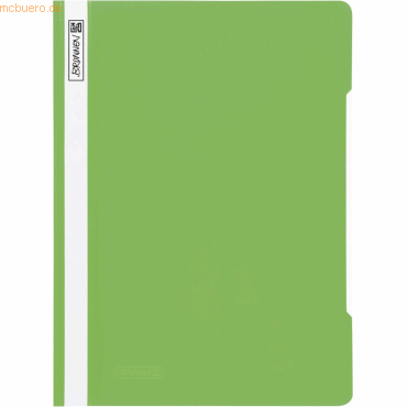4003273011922 - Schnellhefter 102011053 A4+ hellgrün Polyvinylchlorid (PVC) Vorderdeckel transparent 4003273011922 Brunnen