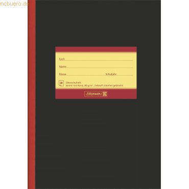 4003273110793 - Schulheft Oberschule Lineatur 10 kariert DIN A5 Außenrand 20 Blatt