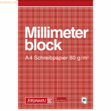 4003273124318 - Millimeterblock DIN A4 Millimeter 4003273124318 Brunnen 4003273124318 - Millimeterblock DIN A4 Millimeter 4003273124318 Brunnen