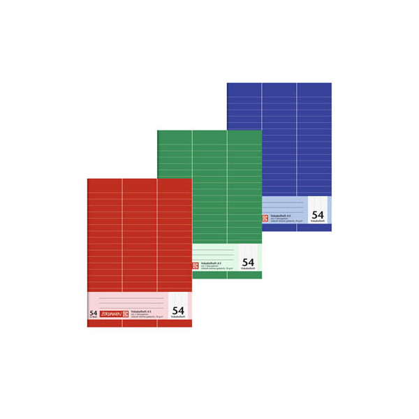 4003273191563 - Vokabelheft 10-43925 Lineatur 54   liniert   3 Spalten A5 70g farbig sortiert 32 Blatt   64 Seiten 4003273191563 Brunnen