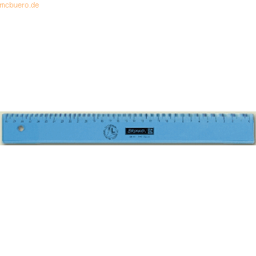 4003273251267 - 10 x Lineal Kunststoff für Linkshänder 30cm farbig sortiert