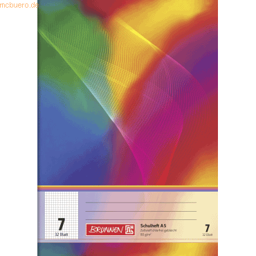 4003273593695 - 25 x Schulheft A5 32 Blatt kariert Lineatur 7 4003273593695 - 25 x Schulheft A5 32 Blatt kariert Lineatur 7