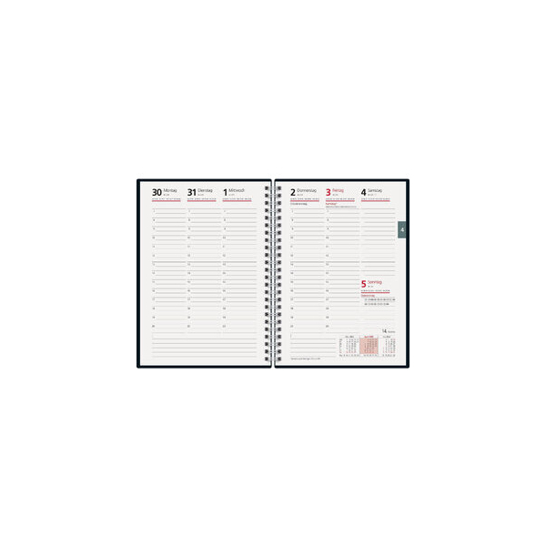 4003273760837 - Rido   Ide Buchkalender 7021007045 Futura 2 petrol 1 Woche   2 Seiten 148x208cm 2025 4003273760837 Rido   Ide