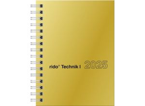 4003273783799 - Taschenkalender perfect Technik I 1 Woche 2 Seiten 10x14cm gold G