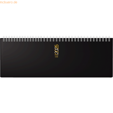 4003273785717 - Querkalender AC 307x105cm 1 Woche 2 Seiten schwarz 2025