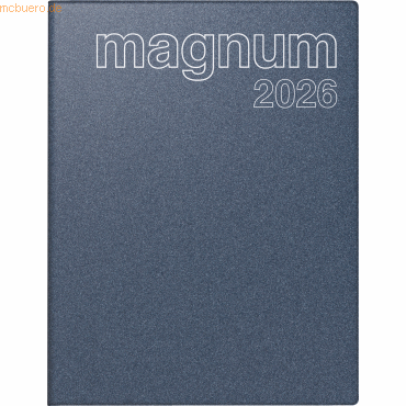 4003273790896 - Buchkalender magnum 183x24cm 1 Woche 2 Seiten Kunststoff blau 20
