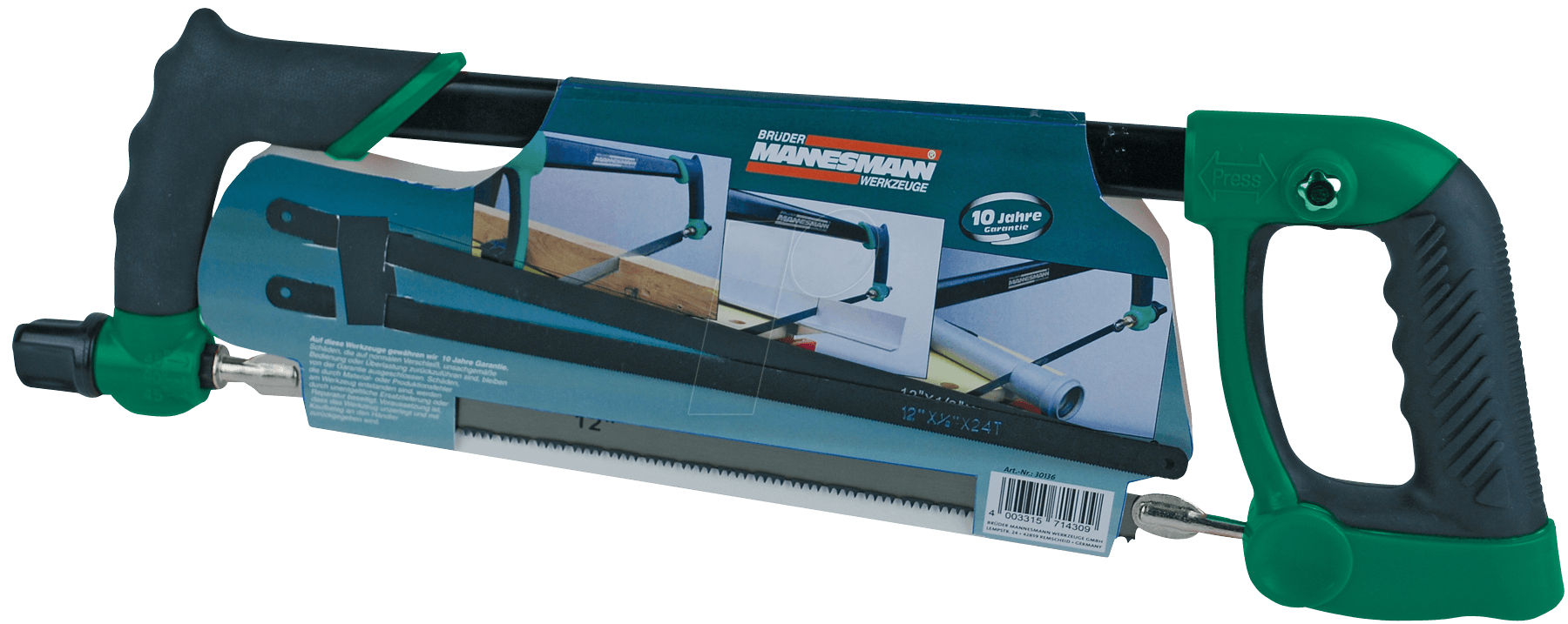4003315714309 - Brueder Mannesmann Werkzeuge - mannesmann 3-IN-1 saegebogen mit 3 saegeblaettern M30136 4003315714309 - Brueder Mannesmann Werkzeuge - mannesmann 3-IN-1 saegebogen mit 3 saegeblaettern M30136