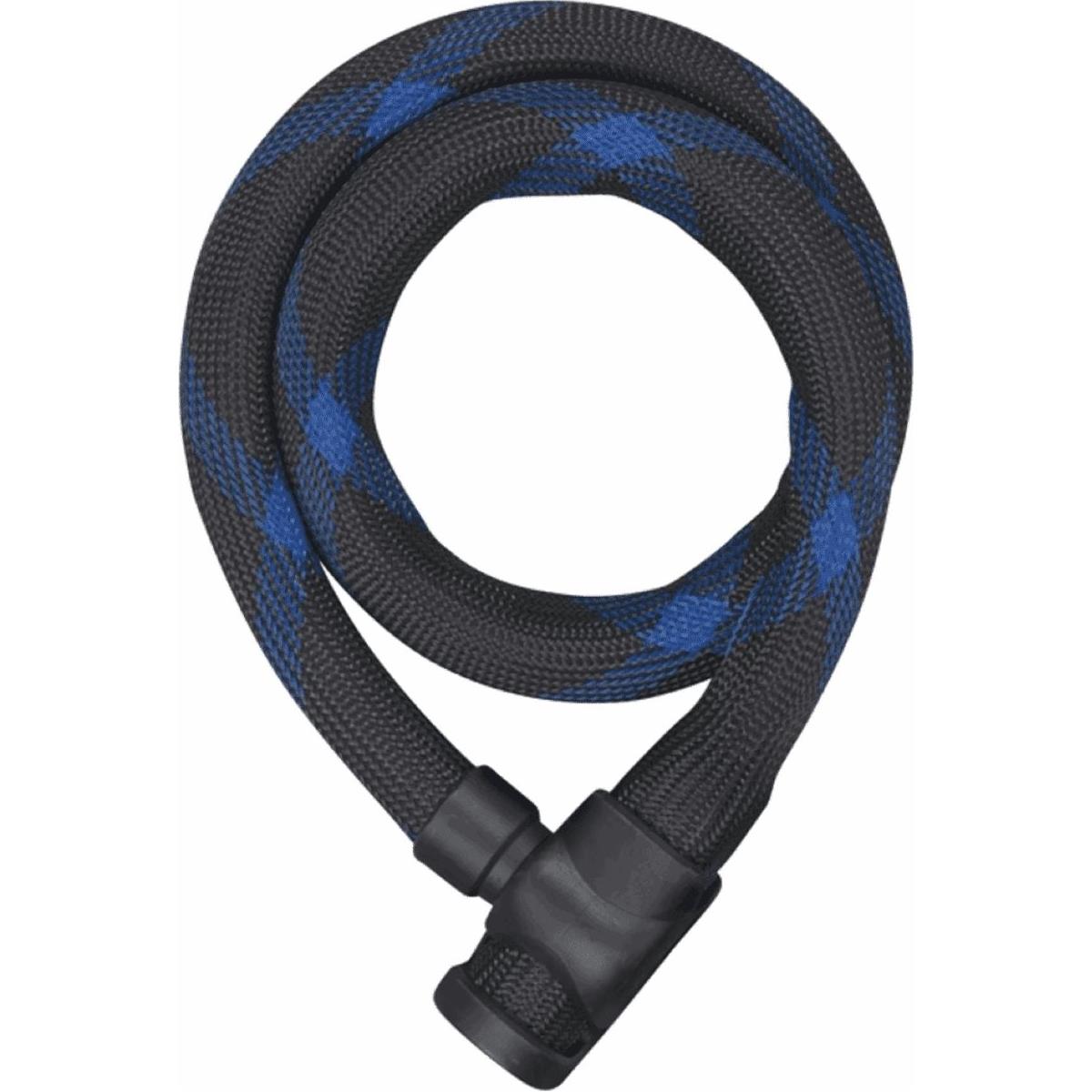 4003318551451 - Stahlkabelschloss 20x850mm Schwarz Blau - Ivera Cable 7220 für Fahrrad