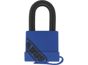 4003318814259 - ABUS Vorhängeschloss Messing 70IB 35 Lock-Tag VE 12 Stk blau