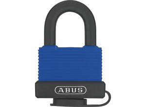 4003318814266 - ABUS Vorhängeschloss Messing 70IB 45 Lock-Tag VE 6 Stk blau