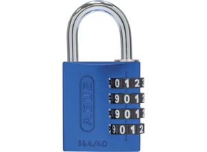 4003318823725 - ABUS Zahlenschloss Aluminium 144 40 Lock-Tag VE 6 Stk blau