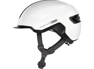 4003318919862 - ABUS Fahrradhelm Hud-Y Ace dunkelgrau weiß