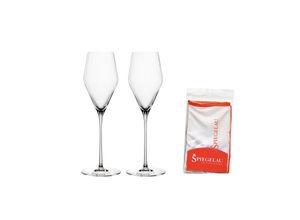 4003322299387 - Champagnergläser + Poliertuch Definition 250 ml 3er Set