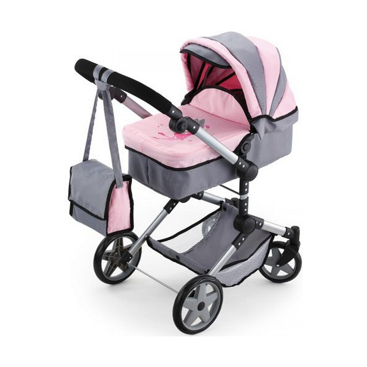 4003336185089 - Puppenwägelchen Pram Neo Pro Grau 57 cm