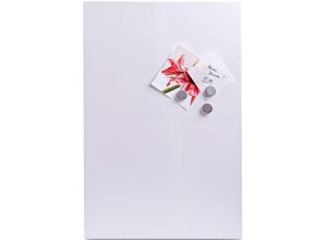 4003368111230 - Magnettafel 40 x 60 cm weiß Zur Aufbewahrung von Notizen Postkarten oder Fotos Material Metall inkl 3 Magnete und Montagematerial 4003368111230 - Magnettafel 40 x 60 cm weiß Zur Aufbewahrung von Notizen Postkarten oder Fotos Material Metall inkl 3 Magnete und Montagematerial