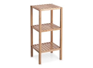 4003368135748 - zeller Standregal BAMBOO (BHT 37x80x33 cm) BHT 37x80x33 cm braun Regal Bücherregal Bücherregal Schuhregal