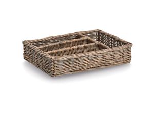 4003368141770 - - Geflochtener Besteck-Organizer 35 x 25 x 7 cm 4003368141770 - - Geflochtener Besteck-Organizer 35 x 25 x 7 cm
