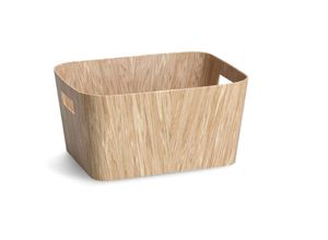 4003368144306 - Aufbewahrungsbox Holz Material Pappe Dekorative Box aus Pappe in natürlich wirkender Holzoptik Maße (L x B x H) 305 x 229 x 152 cm