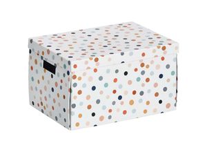 4003368144757 - Present - Kartonbox mit Deckel dots 25 x 35 x 20 cm